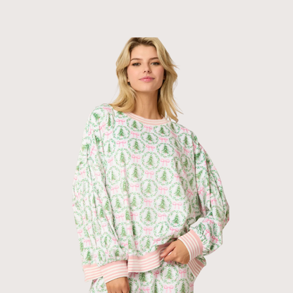 Cozy Christmas Pyjama Set with Mason Luma Heat Tech ™